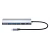 Manhattan dock/hub USB-C, porte (x6): Ethernet, HDMI, USB-A (x3) e USB-C, con Power Delivery (PD) 100W – richiede caricabatterie USB-C esterno (non incluso). Alimentato via USB (nessun alimentatore esterno necessario) quando PD non viene utilizzato
