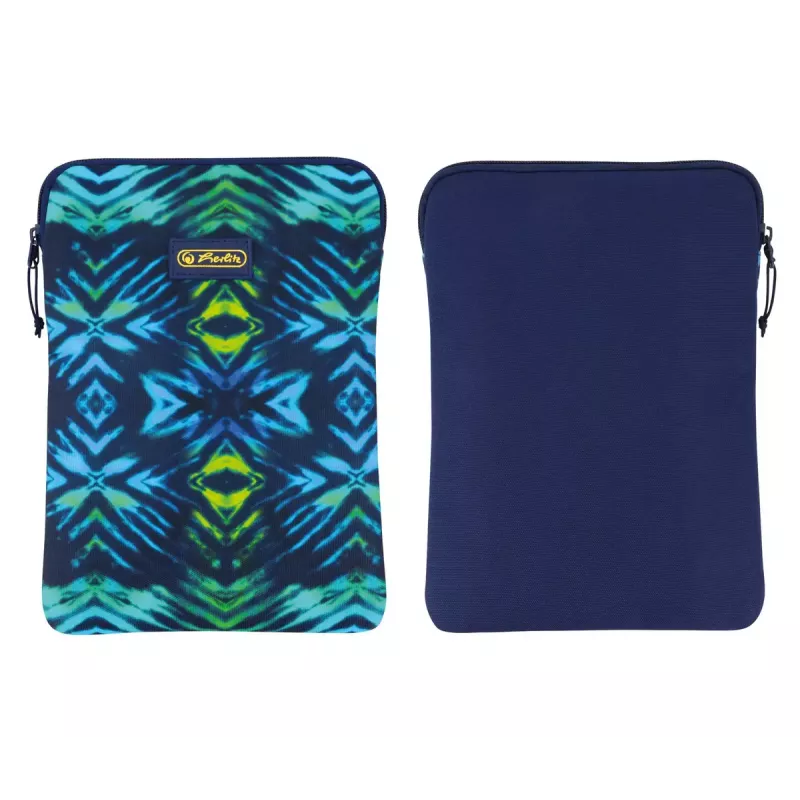 Custodia a tasca Herlitz New Batik 26,7 cm nero blu verde