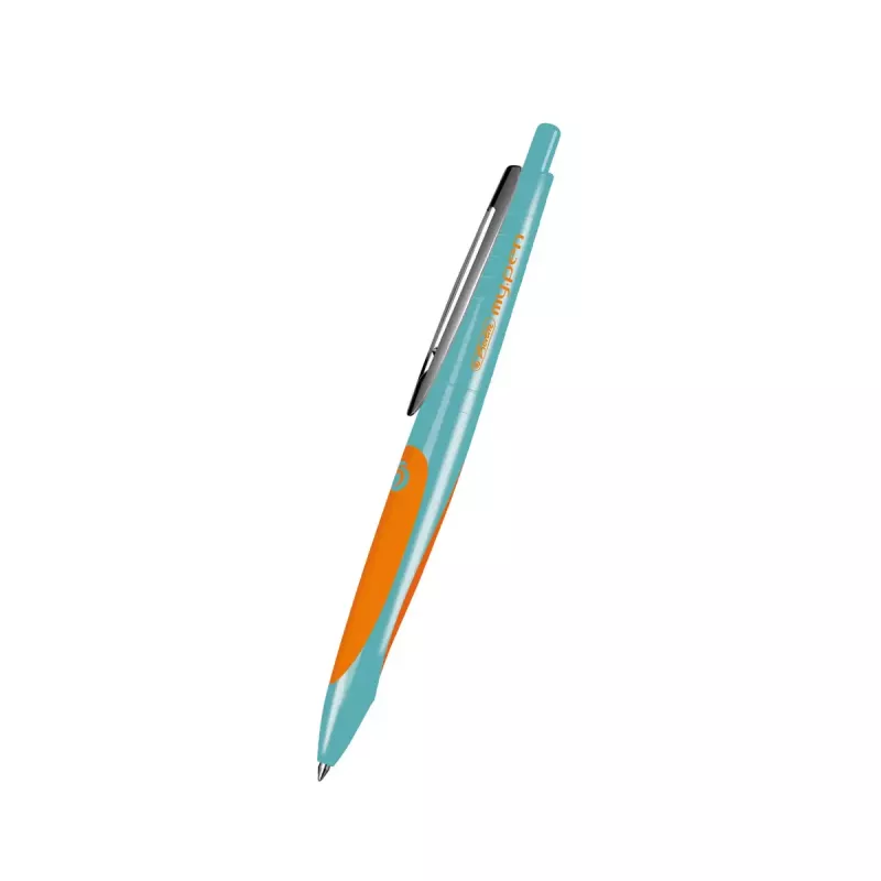 Penna a sfera clip-on con meccanismo retrattile Herlitz my.pen blu