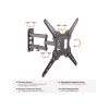 Supporto a parete per TV orientabile Equip da 23