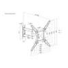 Supporto a parete per TV orientabile Equip da 23