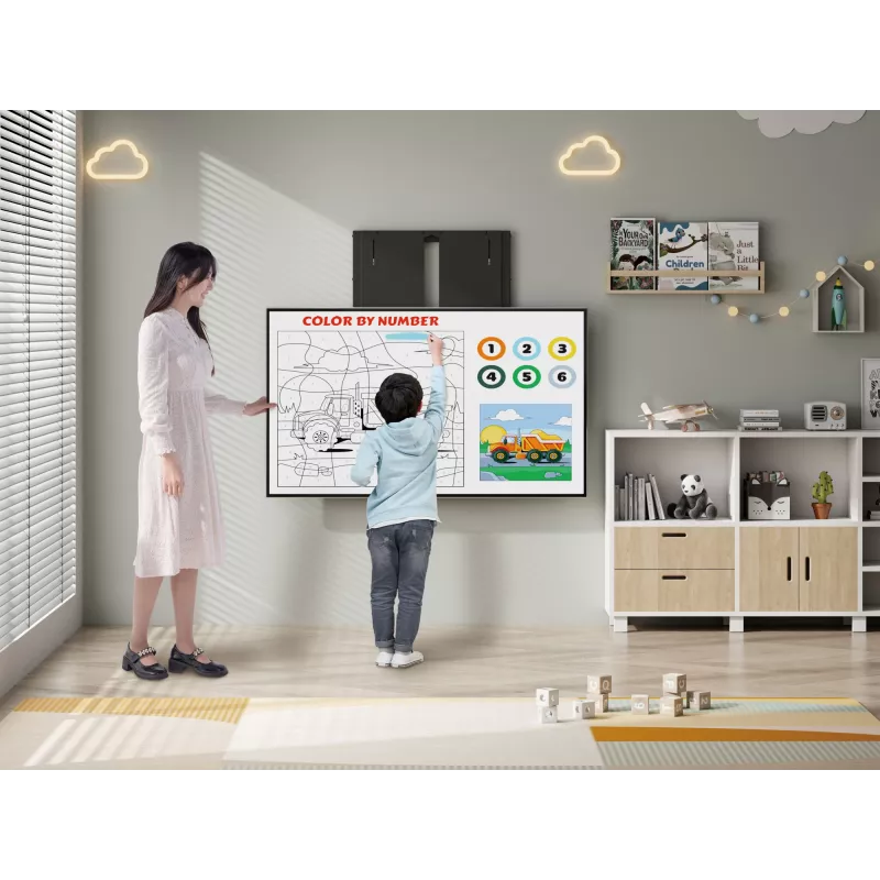 Supporto a parete per TV interattivo su-giù Equip da 60