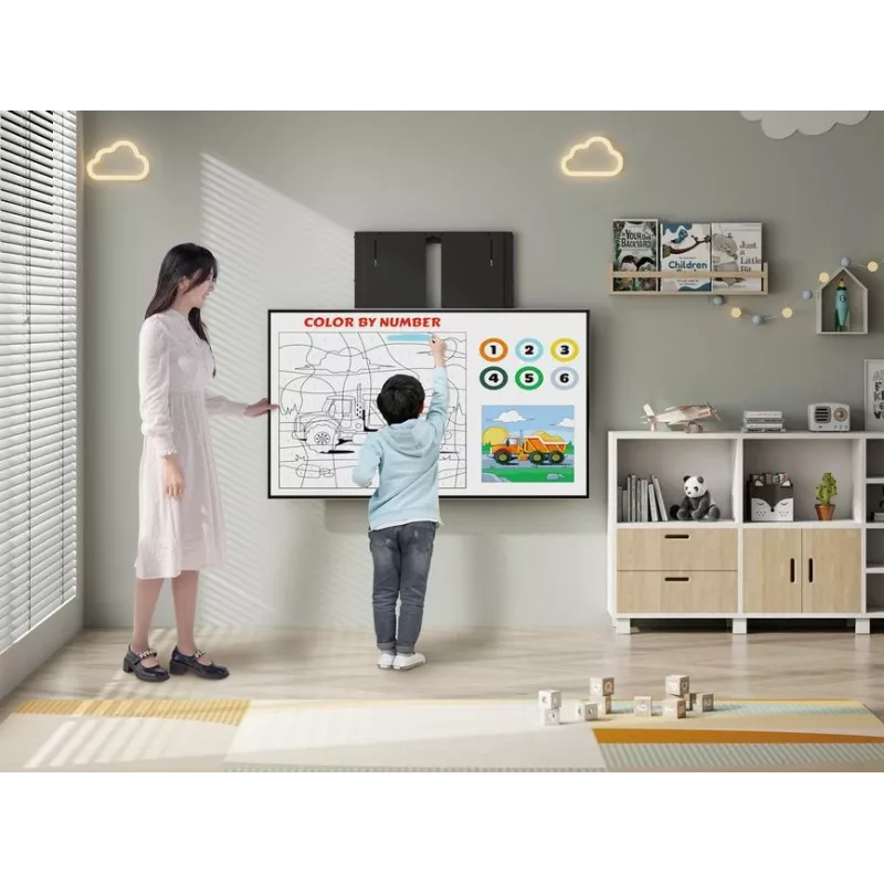 Supporto a parete per TV interattivo su-giù Equip da 60