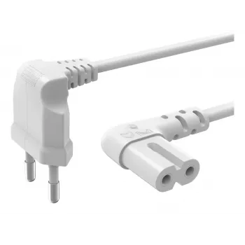 Hama 00221102 Cavo di alimentazione bianco 5 m spina di rete Type-C connettore femmina C7