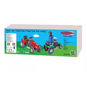 Trattorino da giardino con batteria Jamara Big Wheel 460785