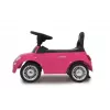 Macchinina Jamara Fiat 500 con spinta 4 ruote nero rosa