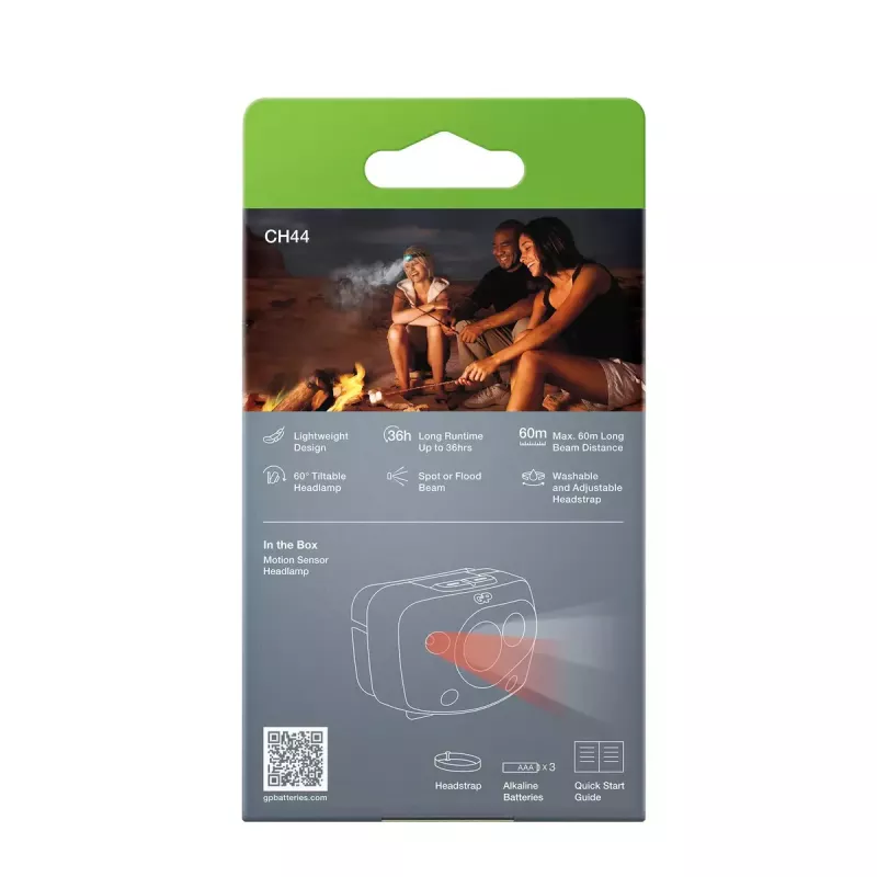 GP Lighting Torcia frontale Discovery Teal LED 300 lm IPX4