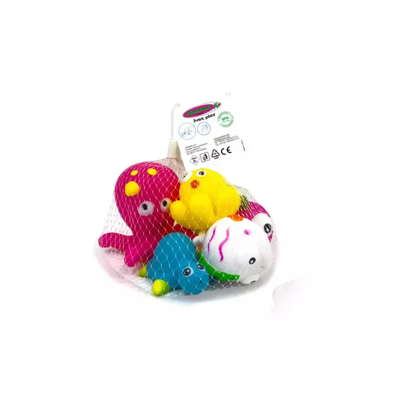Giocattolo da bagno Jamara abitanti del mare colori assortiti per bambino e bambina