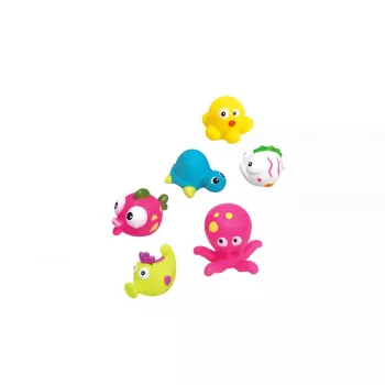 Giocattolo da bagno Jamara abitanti del mare colori assortiti per bambino e bambina