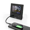 Sveglia digitale Hama Dual-USB nero