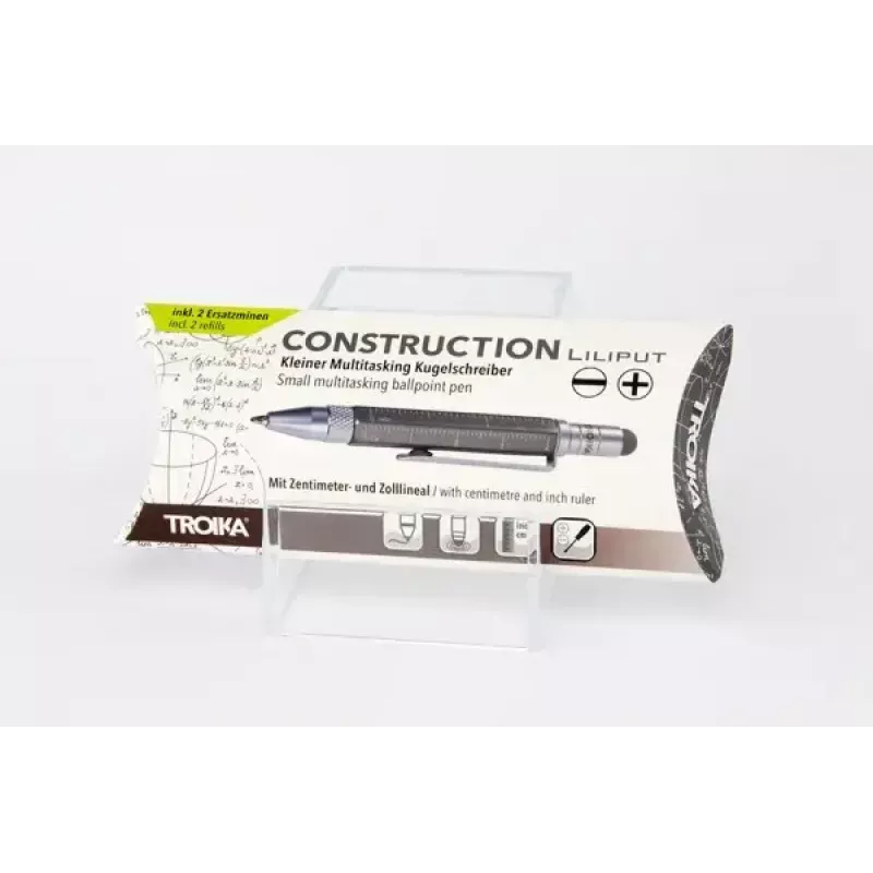 Penna a sfera multifunzione TROIKA Construction Lilput