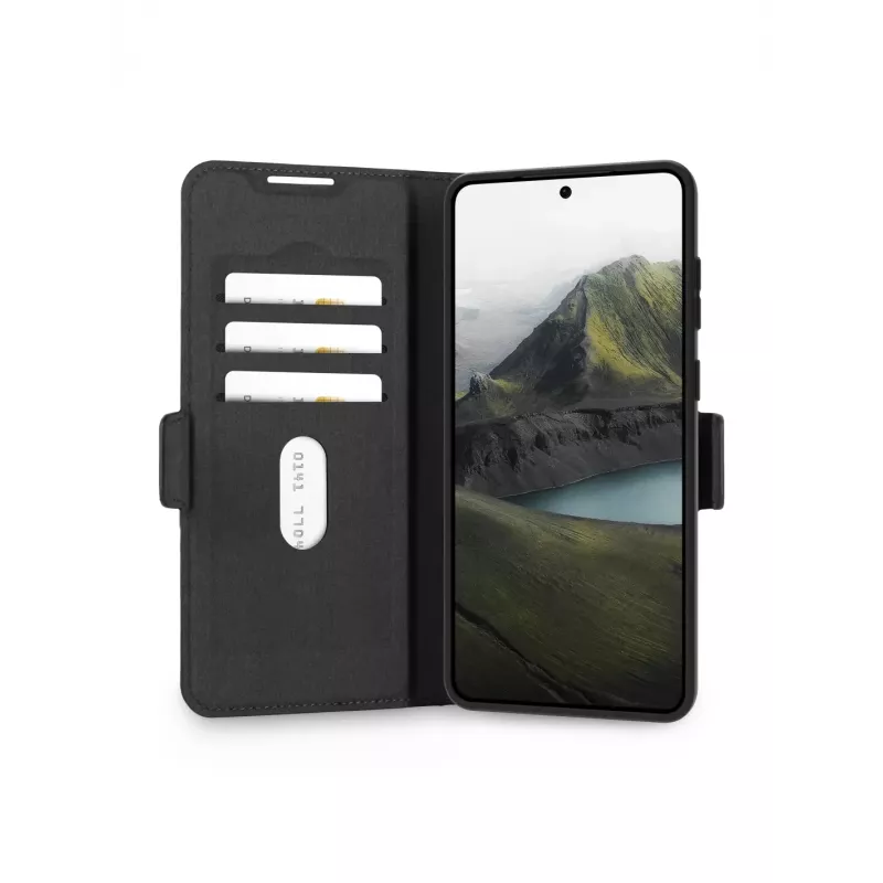 dbramante1928 Oslo Pro OPEDBL006787 custodia a libro per Samsung Galaxy S25 Edge, PU/plastica, nera