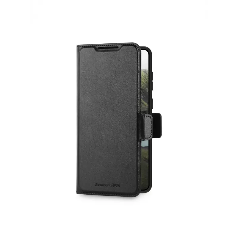 dbramante1928 Oslo Pro OPEDBL006787 custodia a libro per Samsung Galaxy S25 Edge, PU/plastica, nera