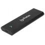 Case per SSD M.2 NVMe Manhattan, connettore femmina USB-C, 10 Gbit/s (USB 3.2 Gen2 alias USB 3.1), compatibile UASP, SuperSpeed+ USB, alluminio, nero, tre anni di garanzia