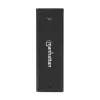 Case per SSD M.2 NVMe Manhattan, connettore femmina USB-C, 10 Gbit/s (USB 3.2 Gen2 alias USB 3.1), compatibile UASP, SuperSpeed+ USB, alluminio, nero, tre anni di garanzia
