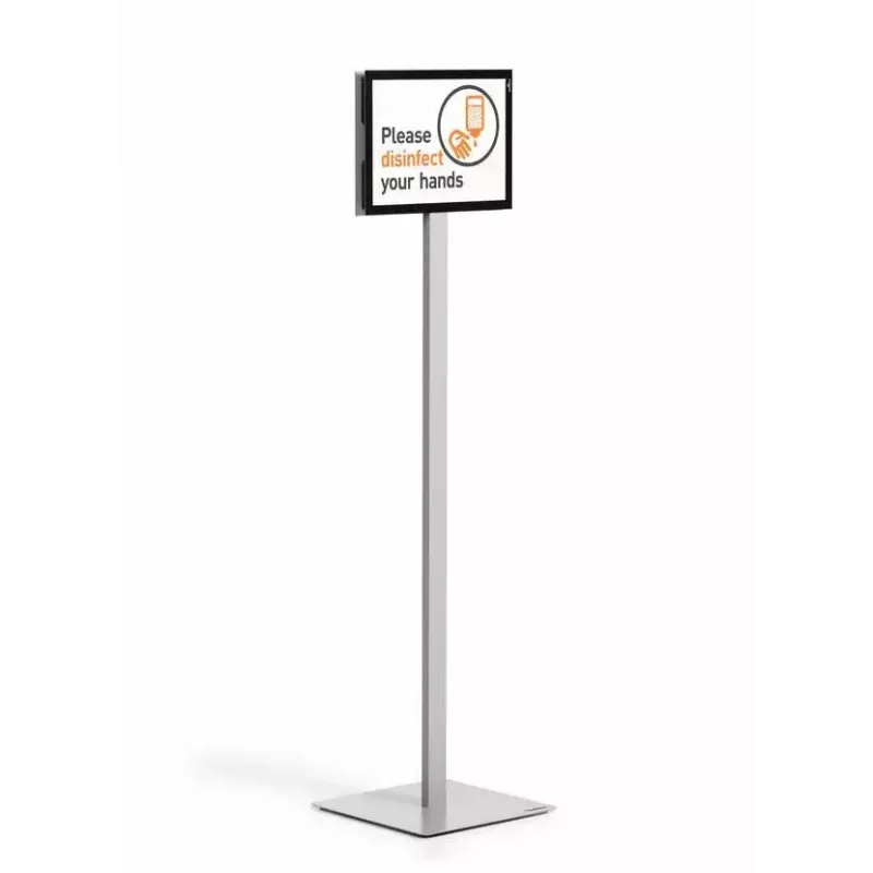 Espositore per informazioni Durable INFO STAND BASIC A4 metallo plastica grigio
