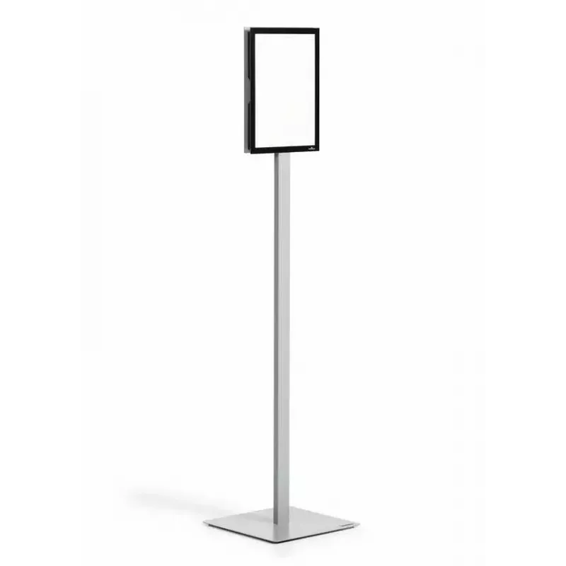 Espositore per informazioni Durable INFO STAND BASIC A4 metallo plastica grigio