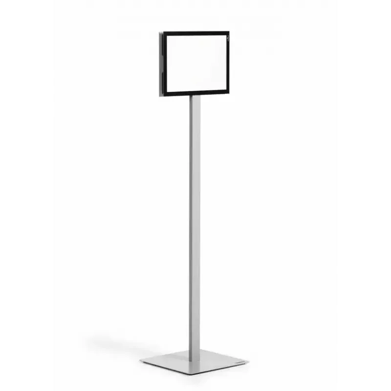 Espositore per informazioni Durable INFO STAND BASIC A4 metallo plastica grigio