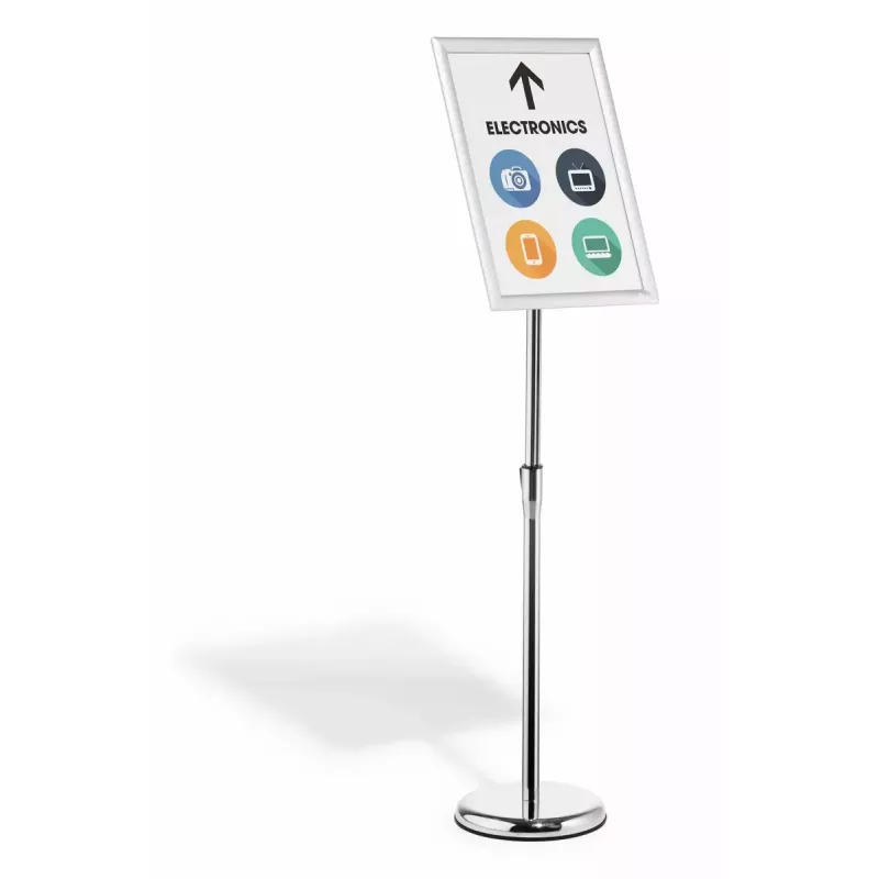 Espositore per informazioni Durable 479923 A3 alluminio plastica acciaio altezza 1290 mm