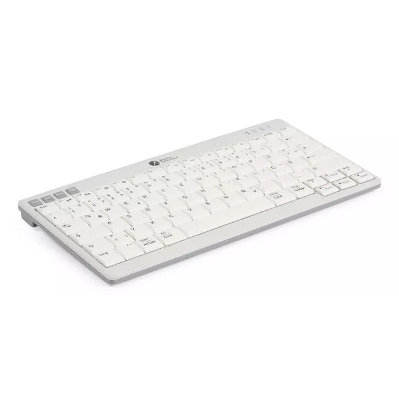 BakkerElkhuizen UltraBoard 950 V2 Wireless UK Qwerty, tenkeyless (80 - 87%), con filo e wireless, USB + Bluetooth, switch a forbice, QWERTY, grigio scuro, grigio chiaro