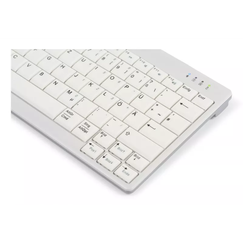 BakkerElkhuizen UltraBoard 950 V2 Wireless UK Qwerty, tenkeyless (80 - 87%), con filo e wireless, USB + Bluetooth, switch a forbice, QWERTY, grigio scuro, grigio chiaro