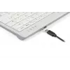 BakkerElkhuizen UltraBoard 950 V2 Wireless UK Qwerty, tenkeyless (80 - 87%), con filo e wireless, USB + Bluetooth, switch a forbice, QWERTY, grigio scuro, grigio chiaro
