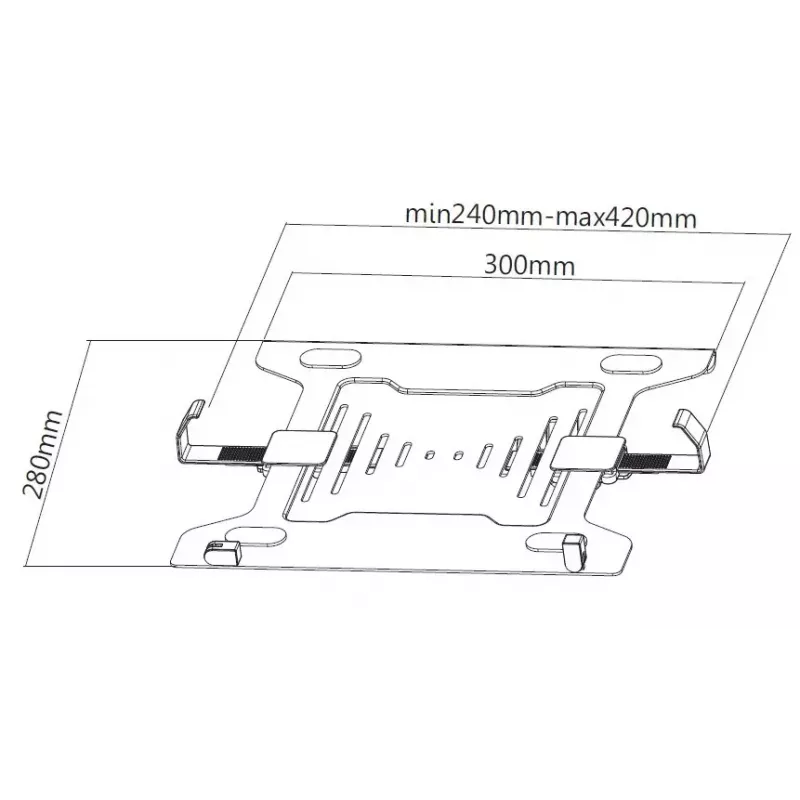 Supporto per laptop Equip supporto per laptop da 10 pollici–15,6 pollici