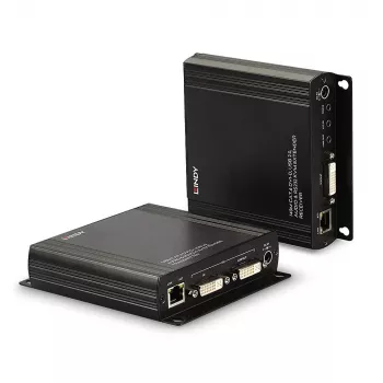 Lindy 140m Cat.6 DVI-D, USB, Audio e RS-232 KVM-Extender