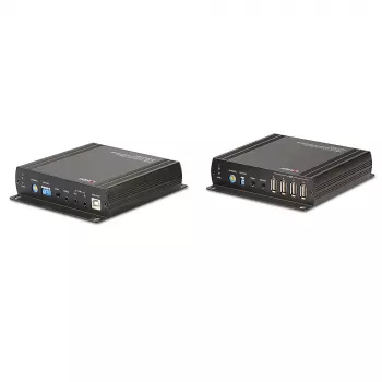 Lindy 140m Cat.6 DVI-D, USB, Audio e RS-232 KVM-Extender