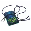 Custodia a tasca Herlitz New Batik per cellulare universale Nero Blu Verde
