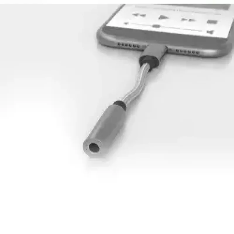 Cavo per cellulare Terratec 284535 argento USB-C 3,5mm