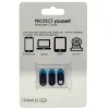 TerraTec PROTECT yourself copriwebcam, nero, confezione da 3