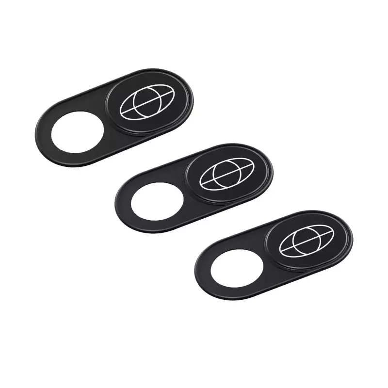 TerraTec PROTECT yourself copriwebcam, nero, confezione da 3