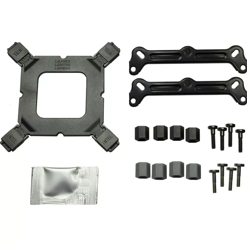 Dissipatore ad aria INTER-TECH 4P90 Pro Bulk, ventola da 92 mm, cuscinetto idraulico, 12 V, supporta AM5/AM4/AMD e diversi socket Intel, nero