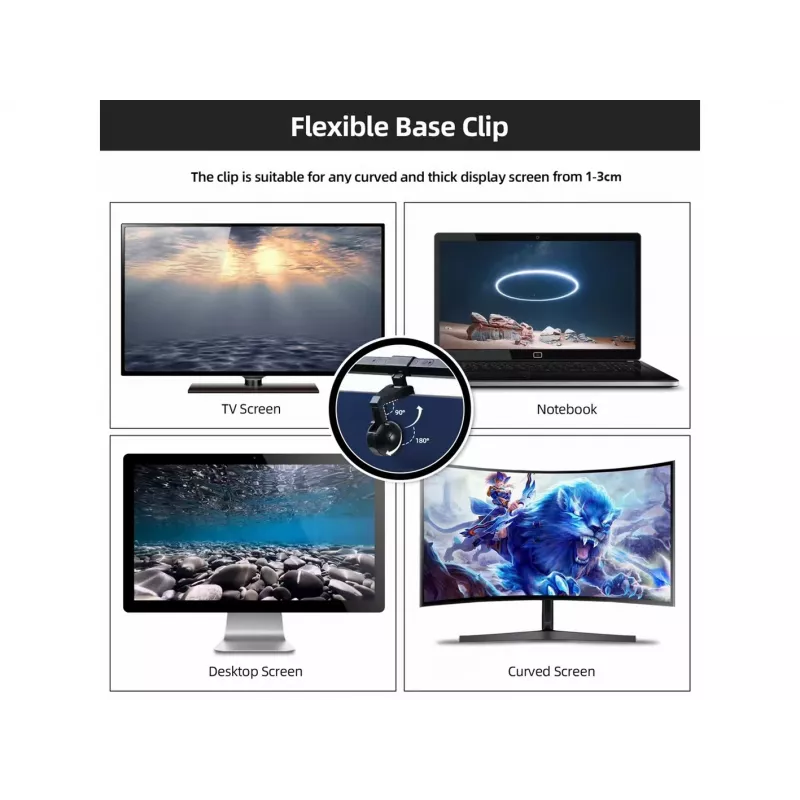 Lampada LED USB per monitor Equip con controllo touch
