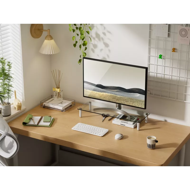 Supporto da scrivania in vetro per monitor Equip 650882