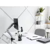 Durable SELECT PLUS supporto per monitor 509623 con braccio per 1 monitor, fissaggio da scrivania, argento