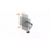Durable SELECT PLUS supporto per monitor 509623 con braccio per 1 monitor, fissaggio da scrivania, argento