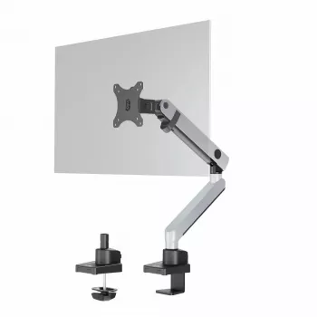 Durable SELECT PLUS supporto per monitor 509623 con braccio per 1 monitor, fissaggio da scrivania, argento