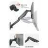 Supporto a parete per doppio monitor Equip 17 inch-32 inch