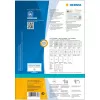 Etichette adesive per stampante HERMA 10730 bianco 9,91x3,38 cm 1280 etichette