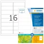 Etichette adesive per stampante HERMA 10730 bianco 9,91x3,38 cm 1280 etichette