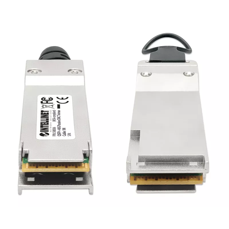 Intellinet 508506 cavo DAC Twinax passivo 40G QSFP+, conforme MSA, 1 m