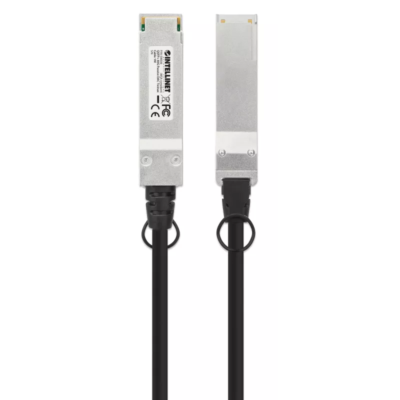 Intellinet 508506 cavo DAC Twinax passivo 40G QSFP+, conforme MSA, 1 m