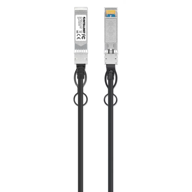 Intellinet 508483 cavo twinax passivo 10G SFP+ a connessione diretta, 5 m, compatibile HPE, nero