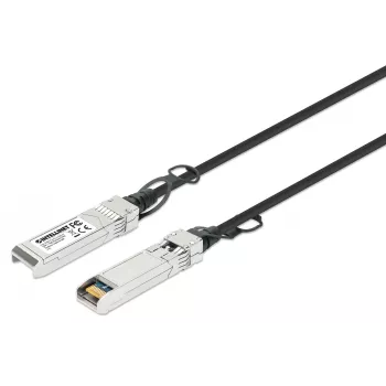 Intellinet 0,5 m cavo twinax in rame Direct-Attach passivo 10G SFP+ 30AWG compatibile MSA SFP-H10GB-CU50CM