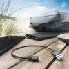 Hama cavo di ricarica, USB-A - Lightning, 0,2 m, nylon, nero