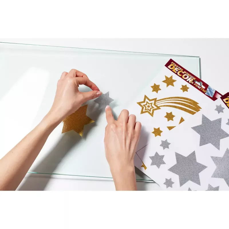Adesivo decorativo HERMA 15109 oro riposizionabile 14 pezzi