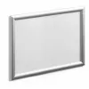 Staffa da parete Durable 479723 278x402 mm rettangolare argento alluminio