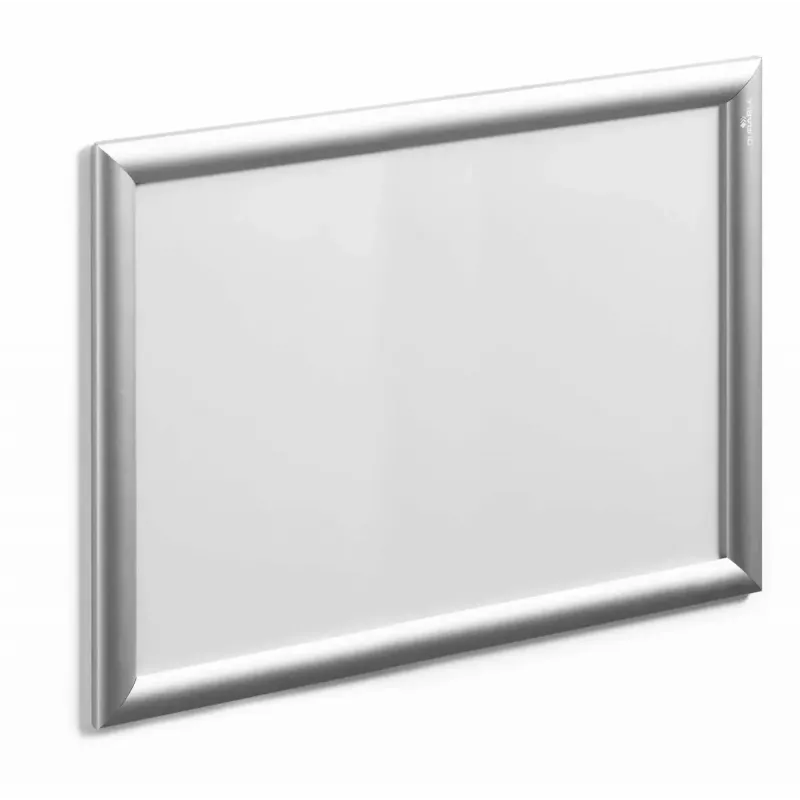 Staffa da parete Durable 479723 278x402 mm rettangolare argento alluminio
